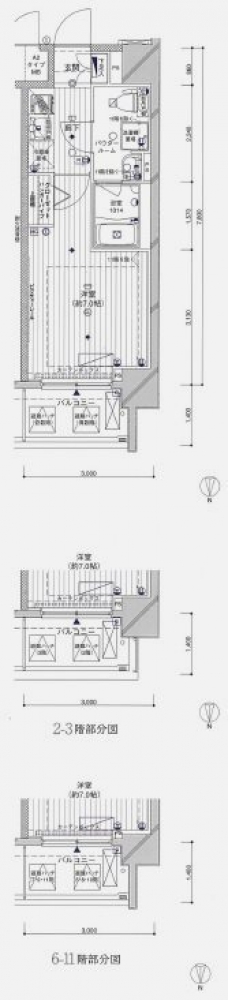メインステージ大森北の間取り図