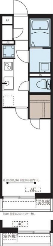 ヴィラ西新井の間取り図