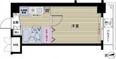フェニックス新宿7丁目の間取り図