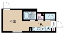 ラフィネ芦花公園Aの間取り図