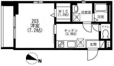 レジデンスＫの間取り図