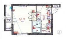クレイシア北新宿の間取り図