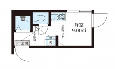 QUQURI北新宿の間取り図
