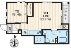 ポラリス中村橋の間取り図