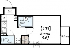 リブリ・宮坂の間取り図