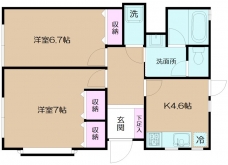 メゾンシーマの間取り図