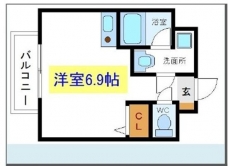 フラシア亀戸の間取り図