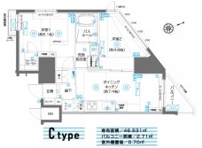 ZOOM駒込の間取り図