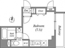 ヒューマンハイム亀戸IIの間取り図