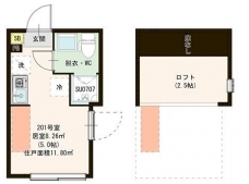 Villetta I 亀戸の間取り図