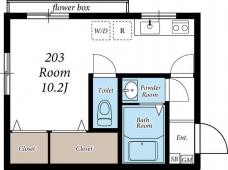 シルクメゾンの間取り図