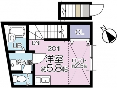 マーベラス平井の間取り図