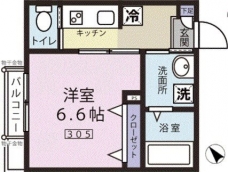エスポワール東大井の間取り図