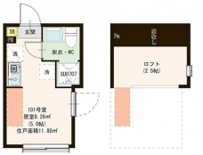 Villetta I 亀戸の間取り図