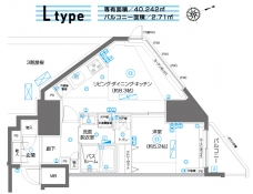 ZOOM駒込の間取り図
