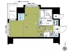トーシンフェニックス落合駅前の間取り図