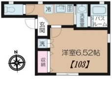 板橋区富士見町マンションの間取り図