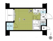 トーシンフェニックス落合駅前の間取り図