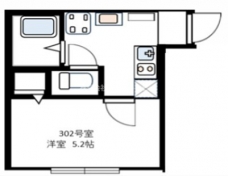 Casa 四葉 Bの間取り図