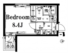 アクサスガレリアレジデンス東高円寺の間取り図