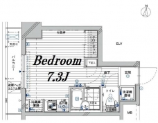 メインステージ錦糸町IVの間取り図