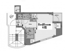 アイフェリーク日本橋の間取り図
