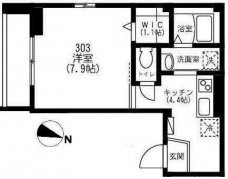 レジデンスＫの間取り図