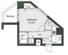 ガラ・シティ高田馬場の間取り図