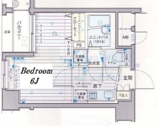 メインステージ日本橋馬喰町駅前の間取り図