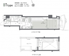 ZOOM新宿夏目坂の間取り図