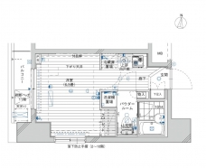 メインステージ錦糸町IVの間取り図