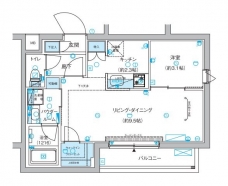 メインステージ富士見台の間取り図