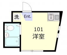 ドミシルＡＹＡ拾六番館の間取り図