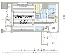 メインステージ日本橋馬喰町駅前の間取り図