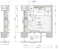 メインステージ東日暮里の間取り図