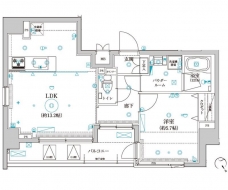 クレイシア品川戸越の間取り図