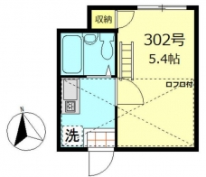 オリンピア亀戸の間取り図