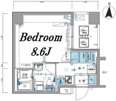 メインステージ亀戸IIIの間取り図