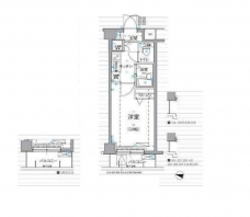 リヴシティ新宿壱番館の間取り図