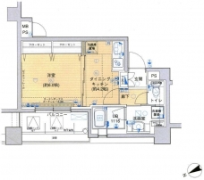 メインステージ上野の間取り図