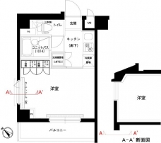 ルーブル下丸子弐番館の間取り図