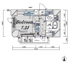 メインステージ白金IIの間取り図
