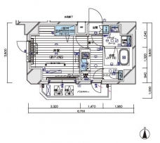 メインステージ白金IIの間取り図