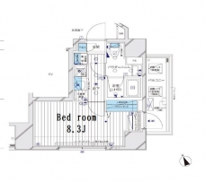 メインステージ目黒IIIの間取り図