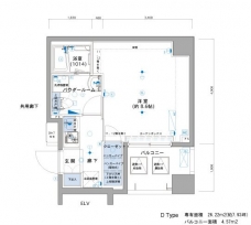 メインステージ亀戸IIIの間取り図