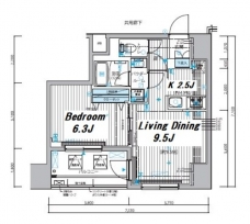 メインステージ入谷IIの間取り図