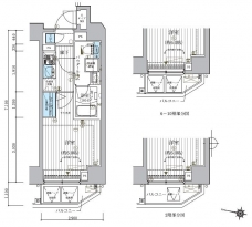メインステージ松戸の間取り図