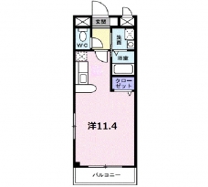ベルコート西新井の間取り図