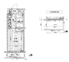 プレール・ドゥーク西新宿の間取り図