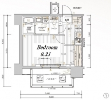 メインステージ東日暮里の間取り図